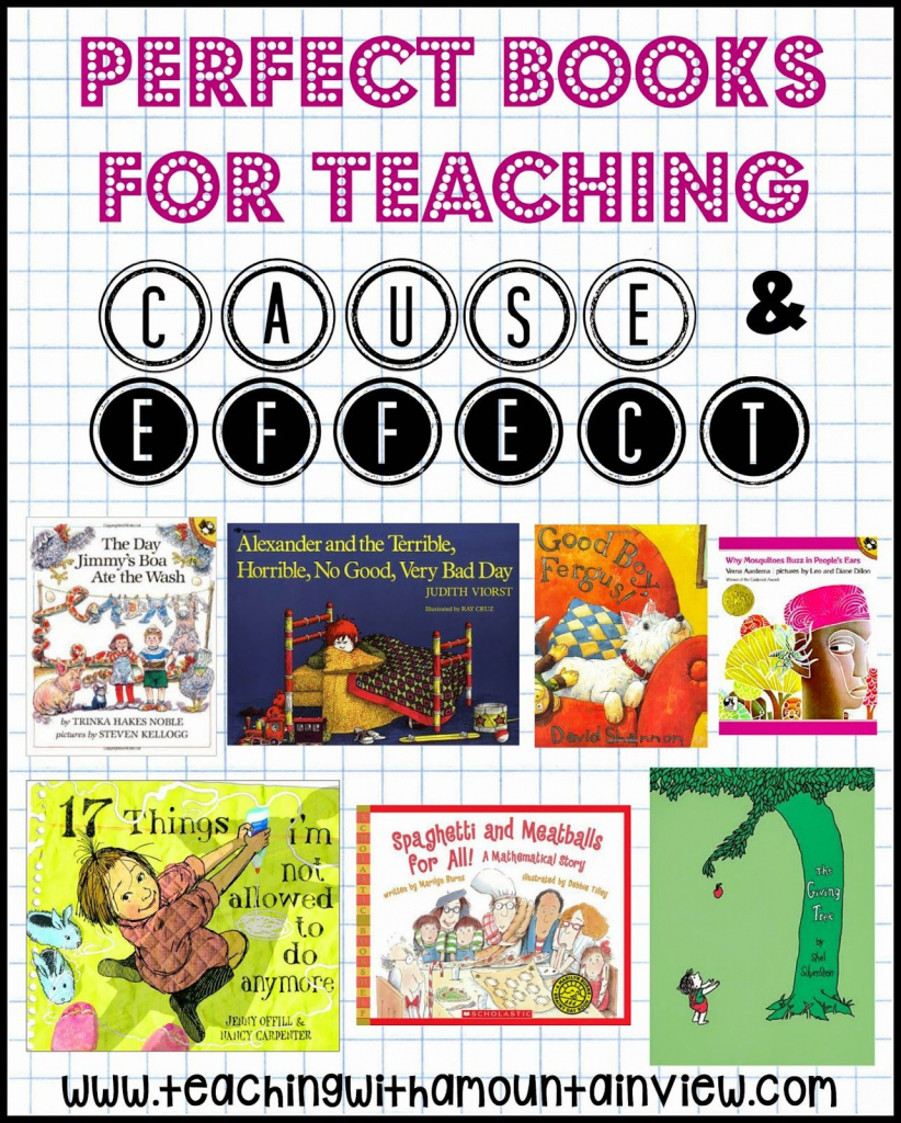 Teaching Cause And Effect In Upper Elementary | Teaching With A | Free Printable Cause And Effect Picture Cards