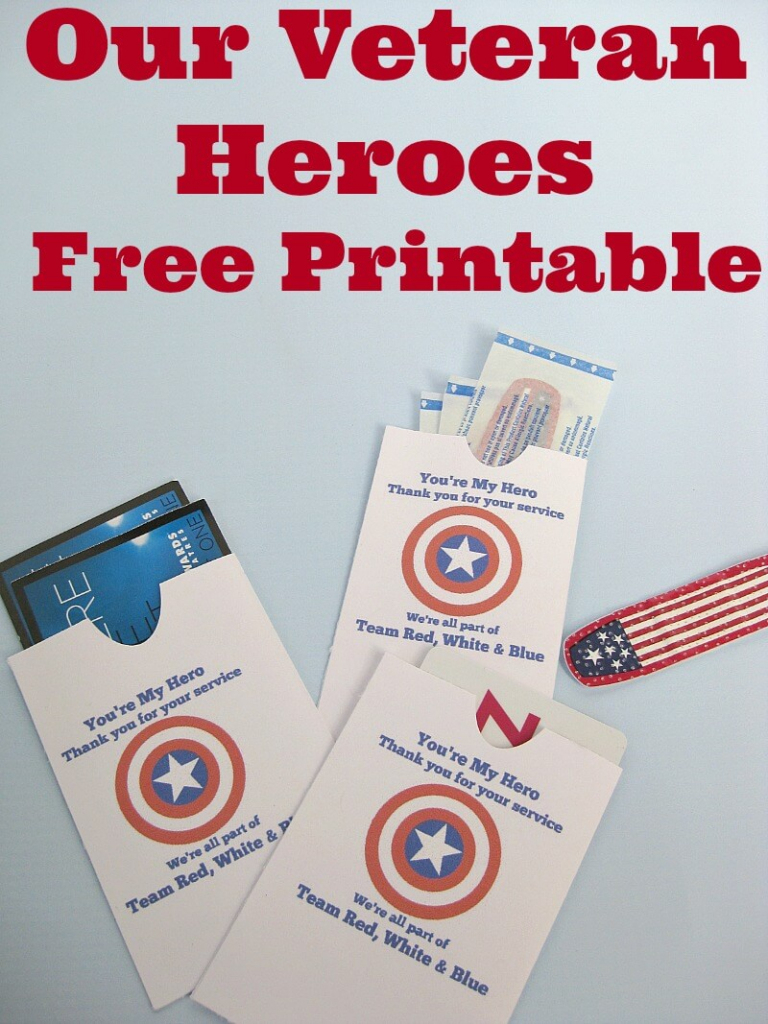 Thank A Veteran Cards Free Printable - Organized 31 | Military Thank You Cards Printable