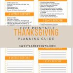 Thanksgiving Checklist Planning Guide Halloween Pinterest Template | Printable Recipe Card Templates Martha Stewart