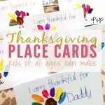 Thanksgiving Place Cards That Kids Can Make   Free Printable | Diy | Printable Table Name Cards For Thanksgiving