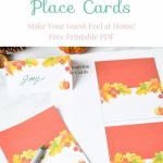 Thanksgiving Table Place Cards Free Printable | "the Pinterest Group | Printable Thanksgiving Place Cards For Kids