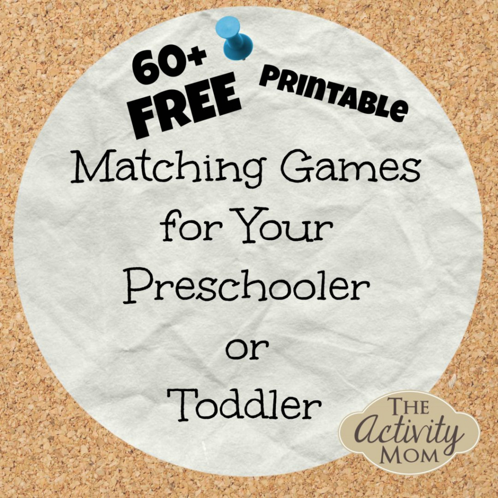 The Activity Mom - Free Printable Matching Games | Free Printable Matching Cards