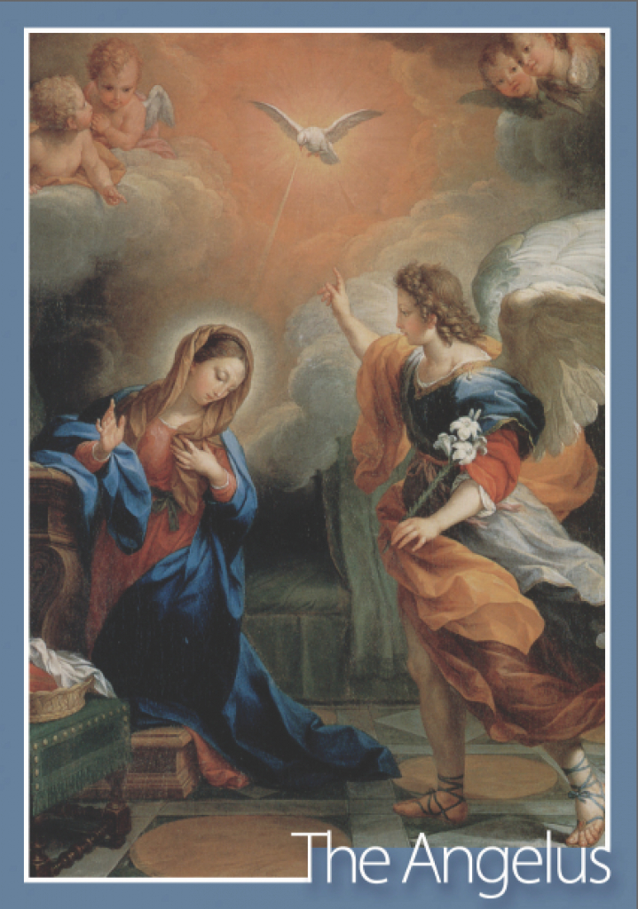 The Angelus Project: A Printable Angelus Card | Angelus Prayer Card Printable