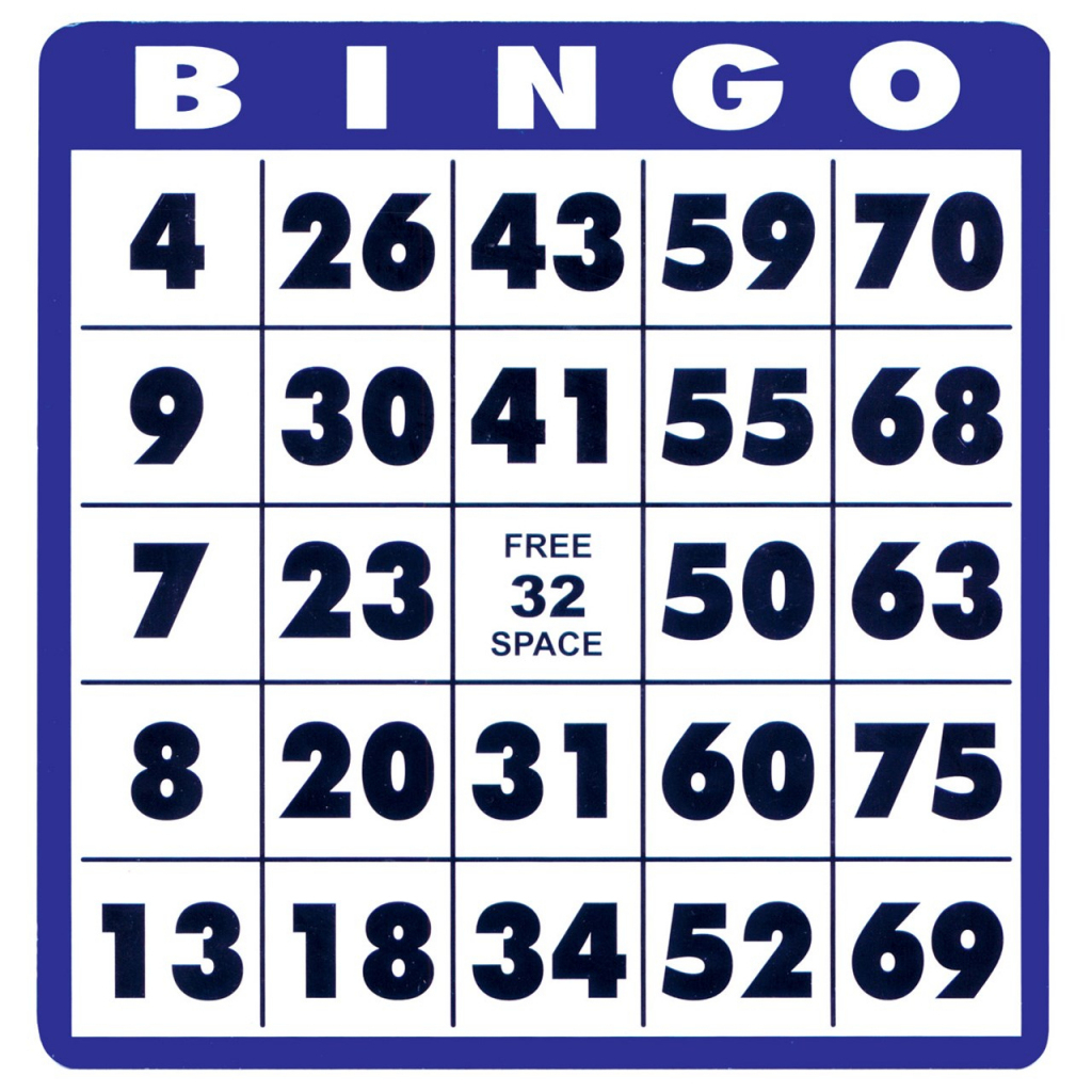 Free Printable Bingo Cards 1 75 Best FREE Printable