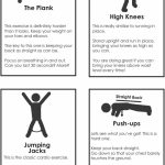 The Wheel Of Fitness: Great Activities  Pe Matters Free Activity | Printable Fitness Station Cards