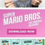 These Super Mario Valentines Printables Are Guarenteed To Be The | Printable Mario Valentines Cards