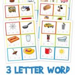Three Letter Word Cards ~ Free Printable | Kindergarten Stuff | 3 | Free Printable Rhyming Words Flash Cards