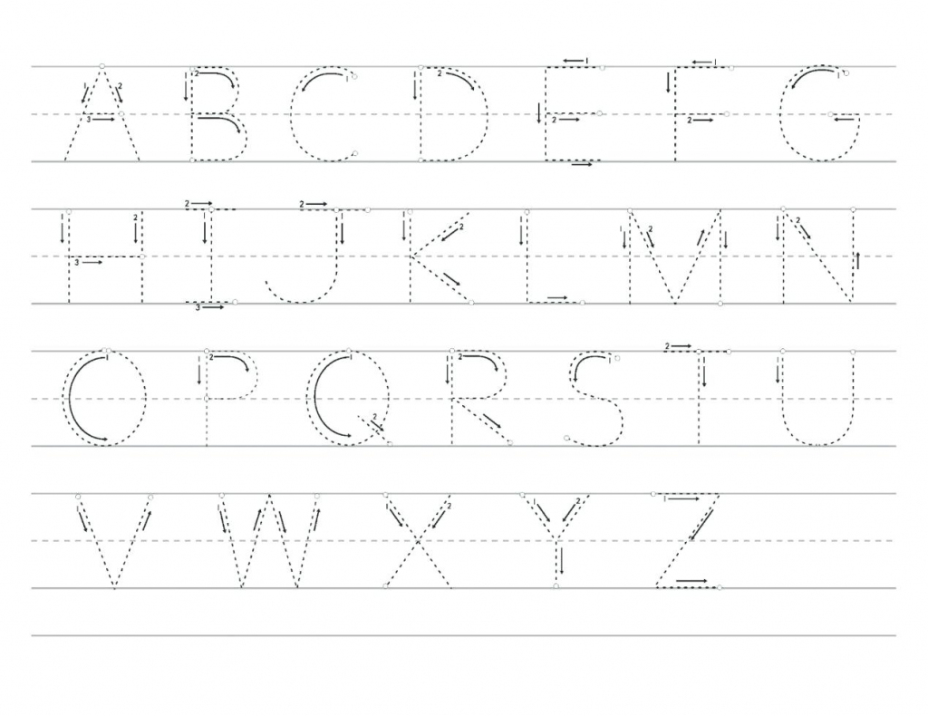 Traceable Printable Alphabet Letter Tracing Worksheets | Www | Printable Alphabet Tracing Cards