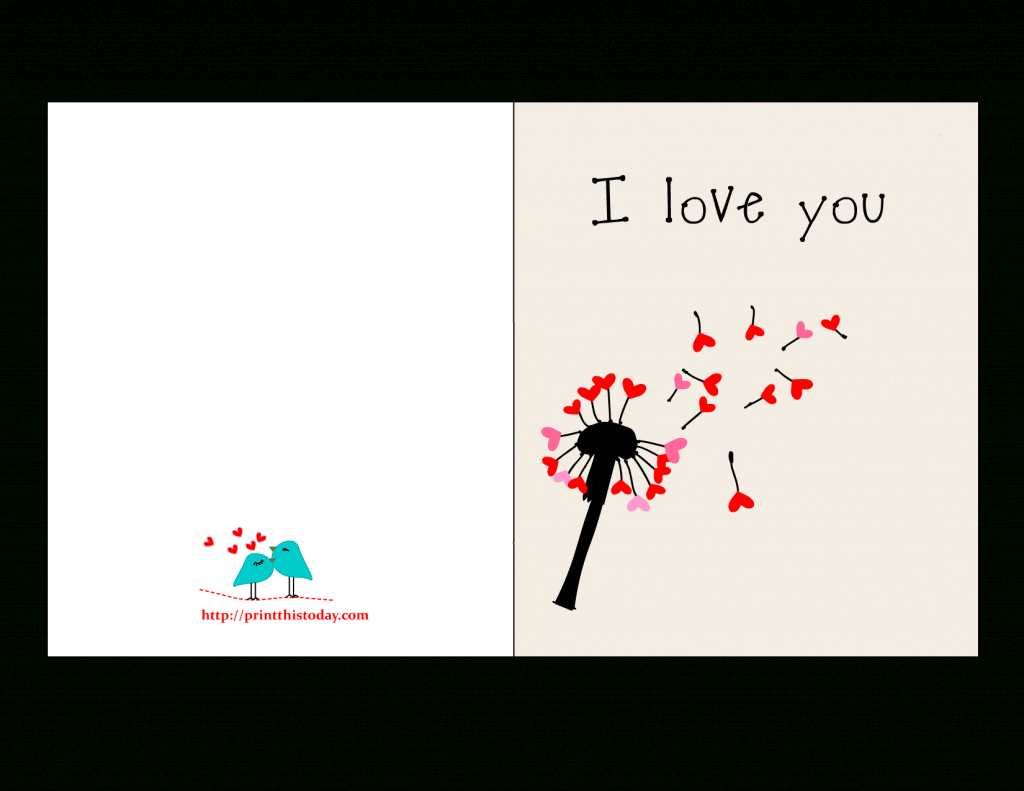 Valentine Cards For Him | Printable Love Birthday Cards For Him
