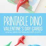 Valentine's Day: Printable Dinosaur Cards For Kids | Kids Craft | Printable Dinosaur Valentines Day Cards