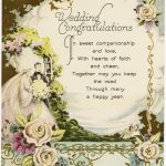 Vintage Wedding Congratulations   Old Design Shop Blog | Wedding Wish Cards Printable Free