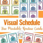 Visual Schedule   Free Printable Routine Cards   Natural Beach Living | Free Printable Daily Routine Picture Cards