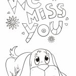 We Miss You Coloring Page | Free Printable Coloring Pages | Coloring | Printable Miss You Cards