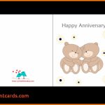 Wedding Anniversary Card Template   Canas.bergdorfbib.co | Anniversary Cards Printable For Parents