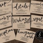 Wedding Insert Cards Pdf Template (Instant Download), Enclosure Card | Free Printable Enclosure Cards