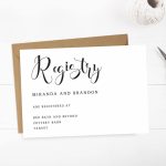 Wedding Registry Cards Baby Registry Card Gift Registry Card | Etsy | Printable Gift Registry Cards