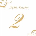 Wedding Table Numbers | Printable Pdfbasic Invite | Printable Table Number Cards
