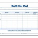 Weekly Employee Time Sheet | Good To Know | Timesheet Template | Employee Time Card Template Printable