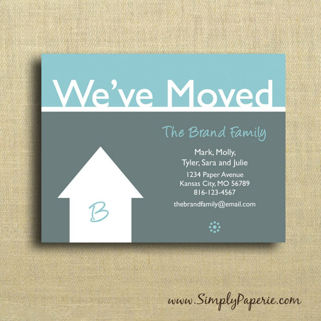 We&amp;#039;re Moving Cards Free Printable - Google Search | We&amp;#039;ve Moved | We Are Moving Cards Free Printable