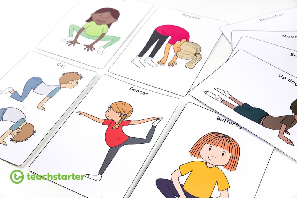 Yoga For Kids! Tips And Resources For Classroom Teachers | Music And | Printable Yoga Flash Cards For Kids
