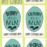 You Rock Father's Day Cards   Free Printables #fathersday | Free Printable Father&#039;s Day Card From Wife To Husband
