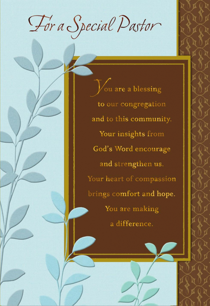 You&amp;#039;re A Blessing, Pastor Anniversary Card - Greeting Cards - Hallmark | Hallmark Free Printable Fathers Day Cards