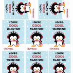 You're Cool Penguin Free Valentine's Day Printablesexpressions | Printable Penguin Valentine Cards